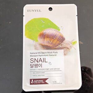 Eunyul Snail Natural Moisture Mask Pack - 0.74 fl oz / 22 ml - BRAND NEW- SEALED